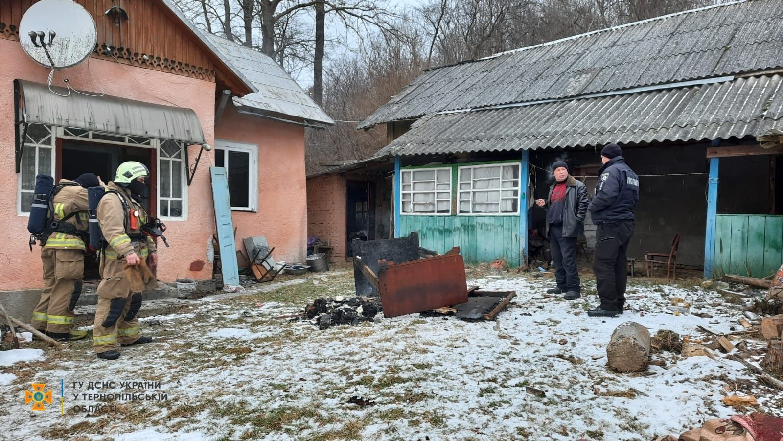 Людина загинула під час пожежі на Чортківщині