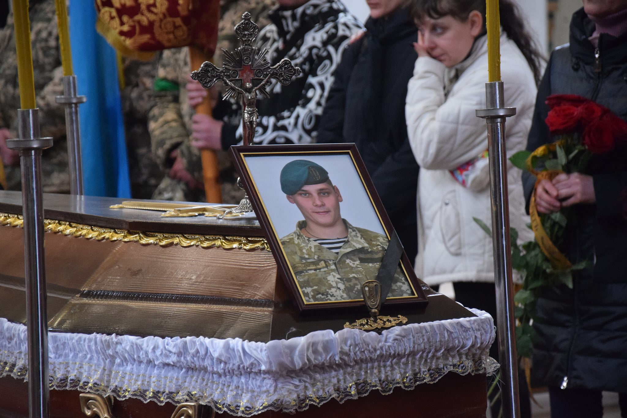 Воїна із Волновахи Руслана Борцова поховали у Чорткові