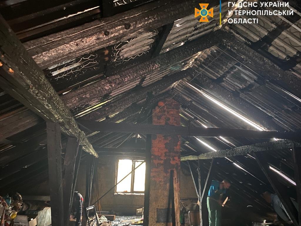 Пожежа виникла в будинку на Тернопільщині