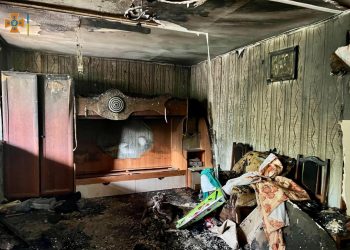 Житловий будинок спалахнув у селі на Борщівщині