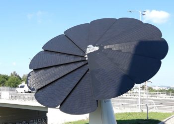 Першу в Україні інноваційну сонячну панель “SmartFlower” встановили у Тернополі