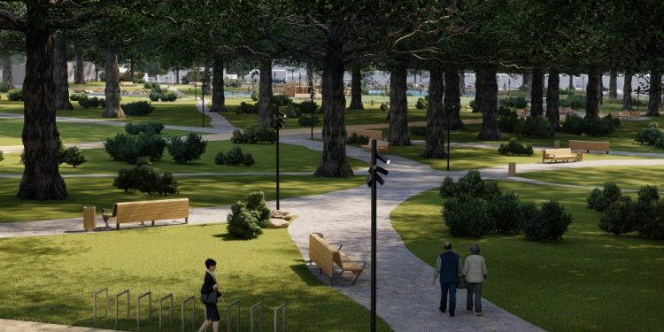 Як після реконструкції виглядатиме Старий парк у Тернополі