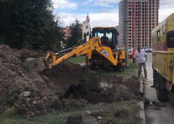 Людина померла під час ремонтних робіт неподалік церкви святого Петра в Тернополі