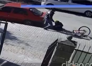 З’явилося відео жорстокого побиття хлопчика переселенцем у Почаєві