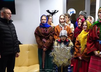 Дитячий вертеп від БФ “Карітас” завітав до телеканалів “Тернопіль1” та ІНТБ