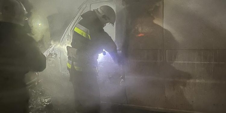 Вантажівка згоріла у Чорткові