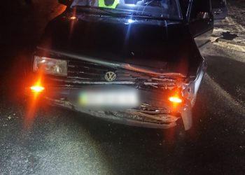 Дві автівки не розминулися через нетверезого кермувальника