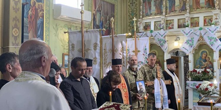 Із воїном Юрієм Богатерчуком попрощалися у Трибухівській громаді