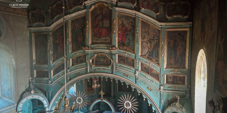 На Тернопільщині у селі Трубчин горіла церква