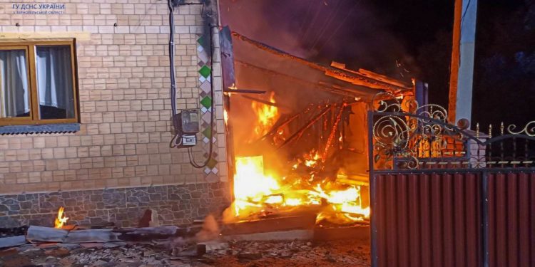 Свійські тварини ледь не згоріли у пожежі на Чортківщині