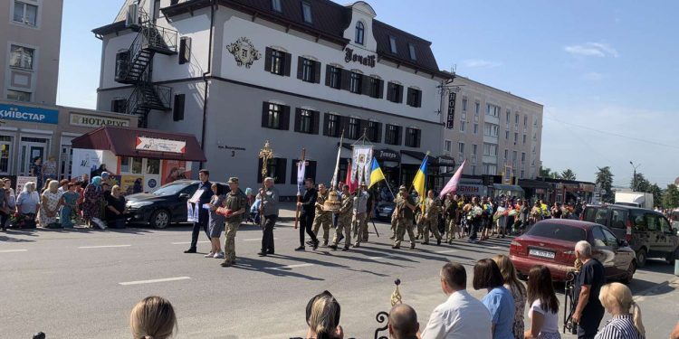 Військового Миколу Горевича поховали у Почаєві