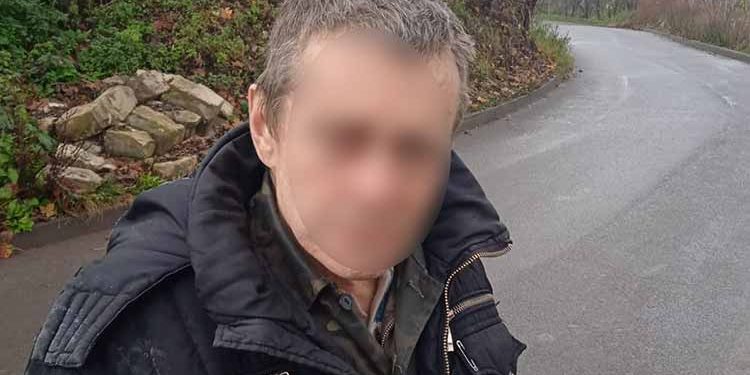 Переселенець скористався державним прапором замість носовичка у Вишнівці