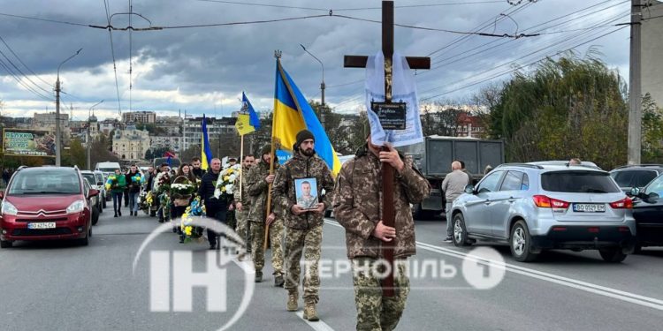 Із захисником Олегом Якубцем попрощалися у Тернополі