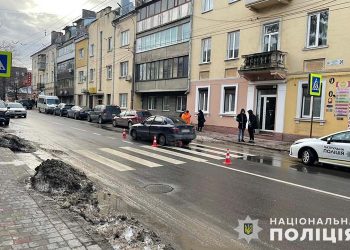 Чоловіка на пішохідному переході збили в Тернополі