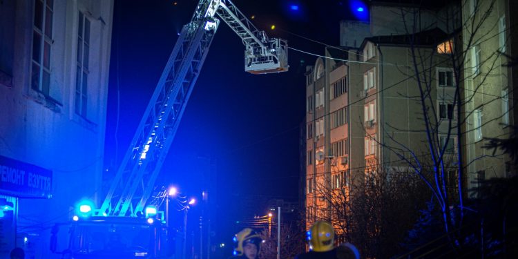 Суд горів у центрі Тернополя (ОНОВЛЕНО)