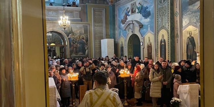 У Миколаївському соборі майже за 200 років вперше пролунала молитва українською