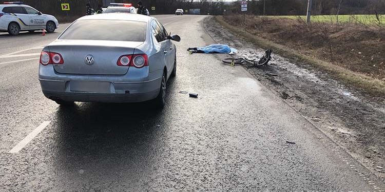 Велосипедист загинув в аварії біля Тернополя