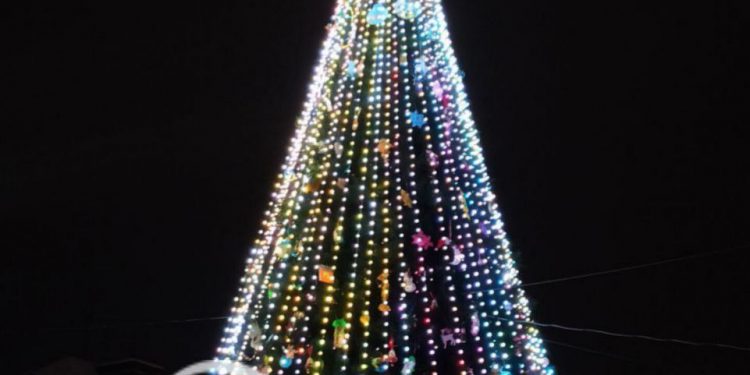 Головну новорічну ялинку урочисто відкрили у Тернополі