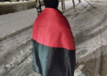 Хуліган зняв прапор УПА з флагштоку у Тернополі